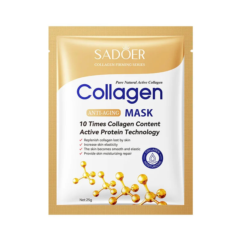 Bio Collagen Moisturizing Wrapped Face Mask – Deep Hydration and Skin Replenishment Treatment, 34ml