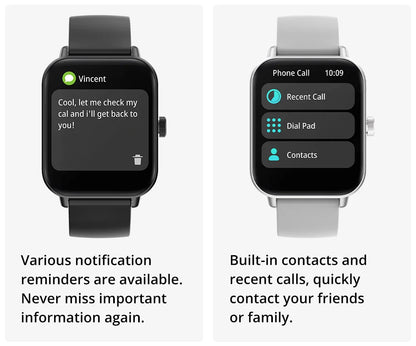 COLMI P81 Voice Calling Smart Watch Ultra 1.9 inch Screen 24H Health Monitor 100+ Sports Modes 100+ Watch Faces Smartwatch