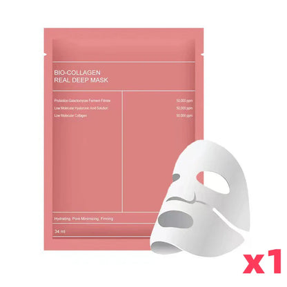 Bio Collagen Moisturizing Wrapped Face Mask – Deep Hydration and Skin Replenishment Treatment, 34ml