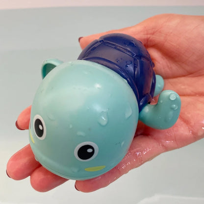 1/3PCS Baby Bath Toy Water Chain Clockwork Bathing Cute Swimming Turtle Toy Toddler Pool Beach Classic Toy For Kid Water Playing