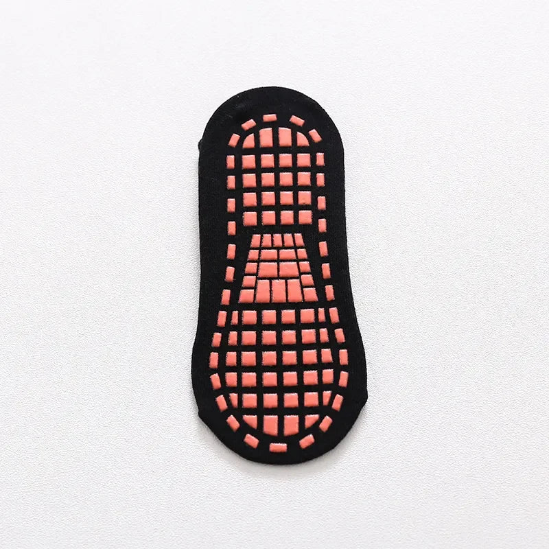 Non-slip Cotton Yoga Trampoline Floor Socks