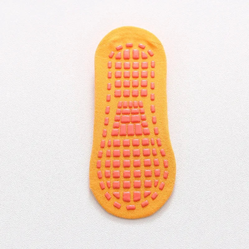 Non-slip Cotton Yoga Trampoline Floor Socks