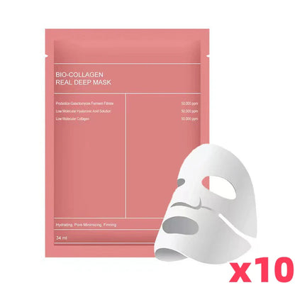 Bio Collagen Moisturizing Wrapped Face Mask – Deep Hydration and Skin Replenishment Treatment, 34ml
