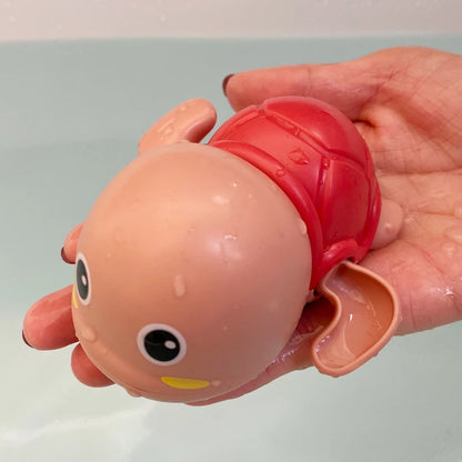 1/3PCS Baby Bath Toy Water Chain Clockwork Bathing Cute Swimming Turtle Toy Toddler Pool Beach Classic Toy For Kid Water Playing