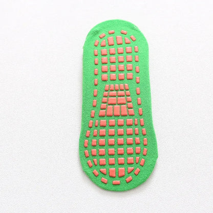 Non-slip Cotton Yoga Trampoline Floor Socks