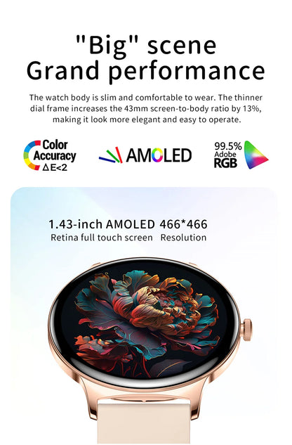 Glamora™ – Women’s Ultra Thin Smartwatch