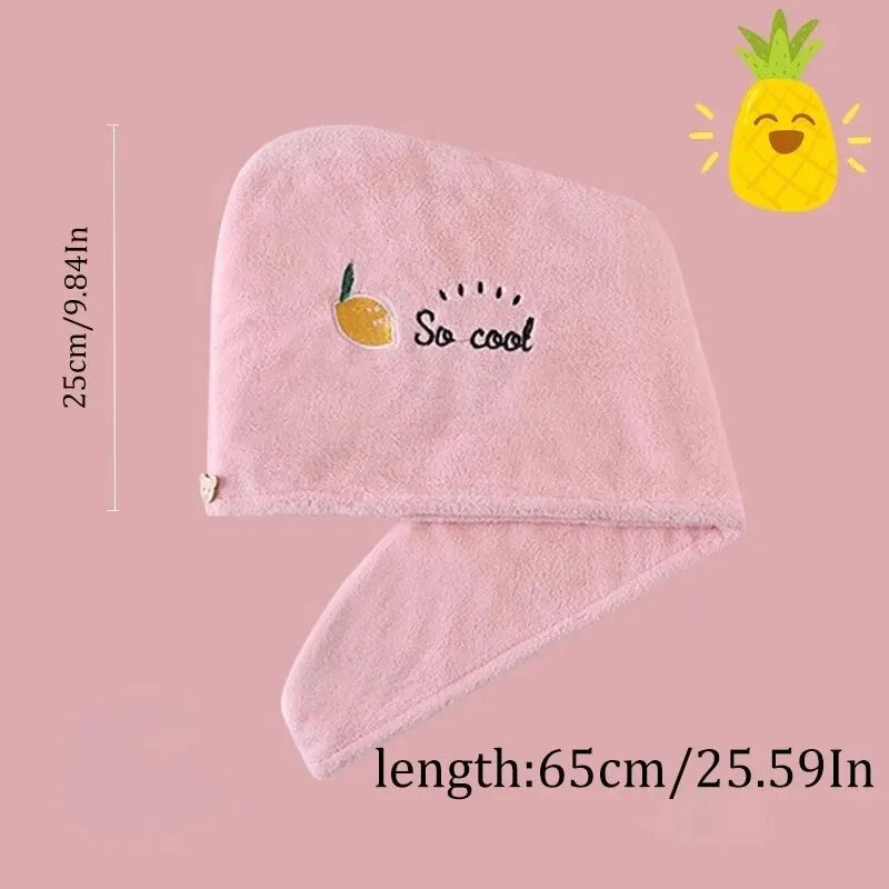 Fluffy Fast-Dry Hair Bonnet – Ultra Absorbent