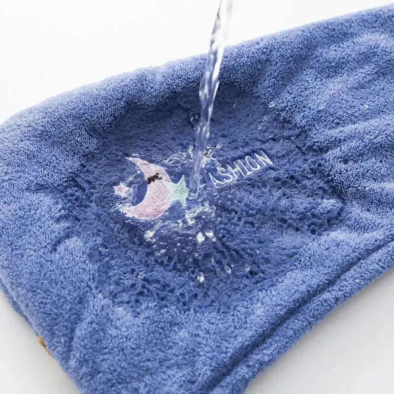 Fluffy Fast-Dry Hair Bonnet – Ultra Absorbent