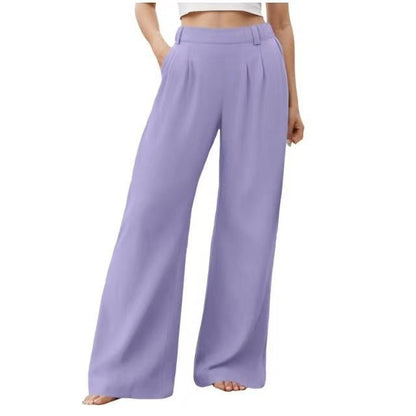 Women's Loose Wide-Leg Casual Trousers