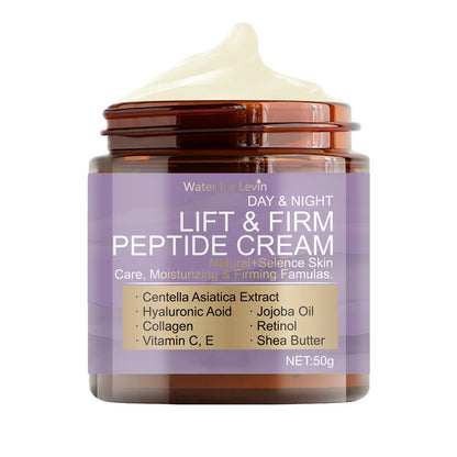 Firming Peptide Powerful Day and Night Cream, Brightening/Hydrating Skin Renewal Cream, Anti-Aging Facial Moisturizer