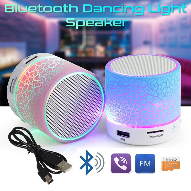 LED Portable Hands Free Mini Bluetooth Speaker