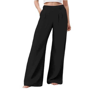 Women's Loose Wide-Leg Casual Trousers