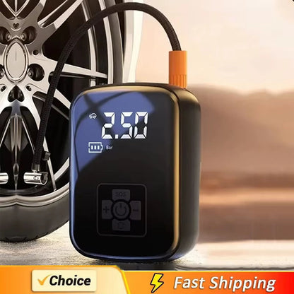 InflatePro: Wireless Car & Bike Air Compressor Tire Inflator