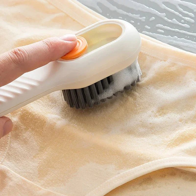 Multi-functional Soft Bristle Shoe & Calothing Brush – Long-Handled Cleaner for Easy, Effective Household Care